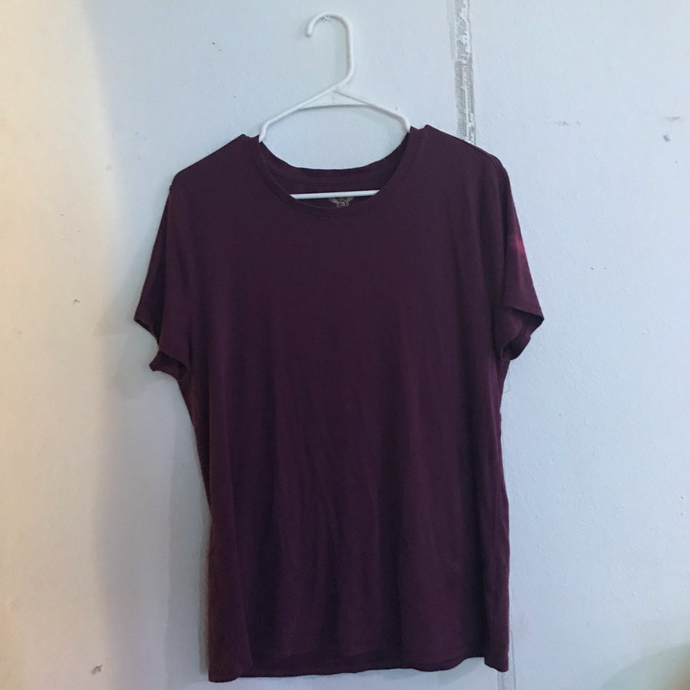 faded glory t-shirt maroon